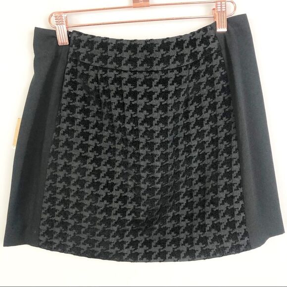 RACHEL ROY | Foxy Lady Skirt Black Houndstooth 4 - Picture 8 of 8
